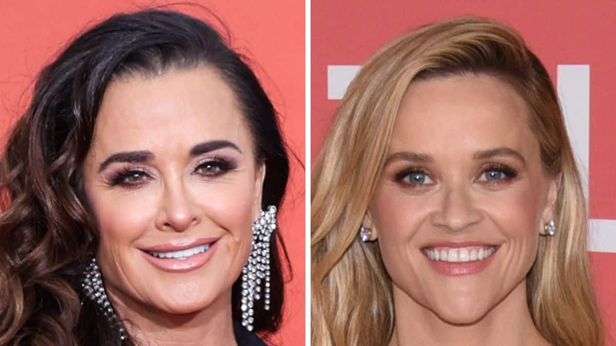 Kyle Richards and Reese Witherspoon on the red carpet