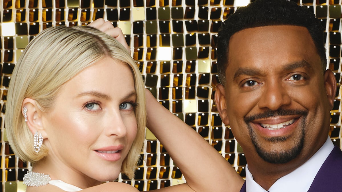 Julianne Hough and Alfonso Ribeiro on DWTS.