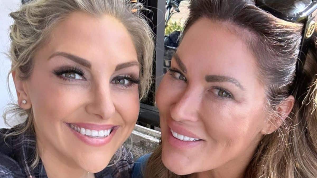 RHOC besties Emily Simpson and Gina Kirschenheiter Instagram selfie