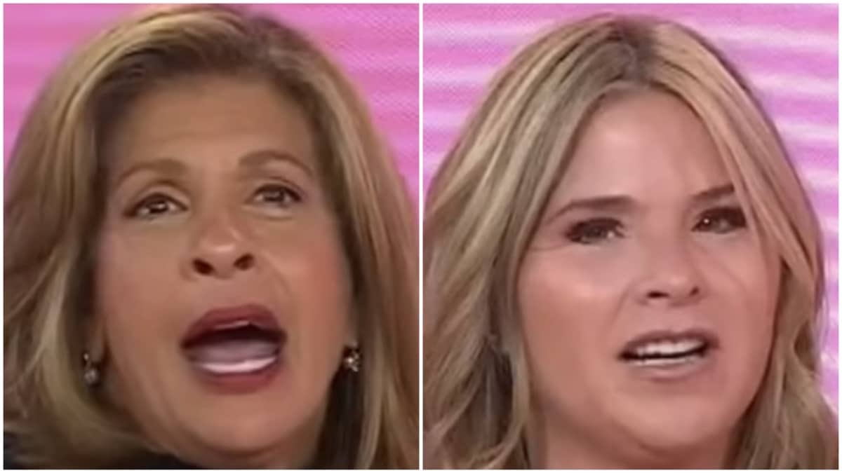 hoda kotb and jenna bush hager face shots from nbc today