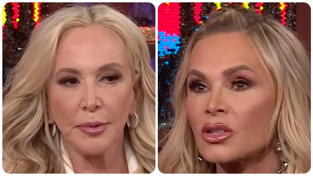 Shannon Beador and Tamra Judge on WWHL.