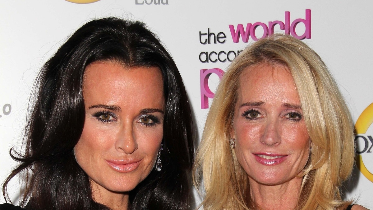 Kyle Richards, Kim Richards at "The World According to Paris" Premiere Party, 2011