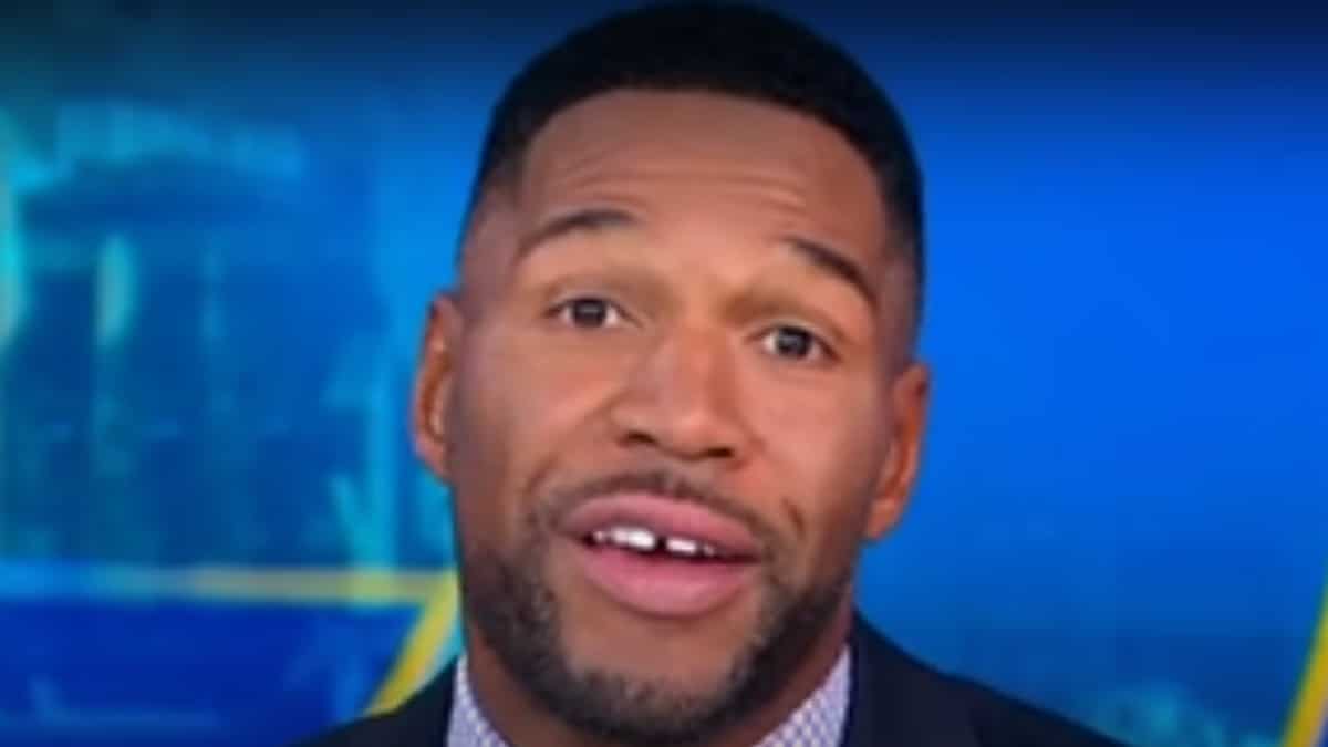 michael strahan face shot from gma in september 2024