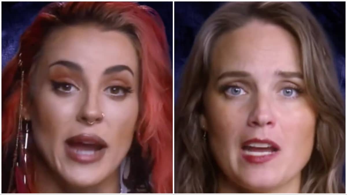 cara maria sorbello and laurel stucky face shots from the challenge 40 episode 5