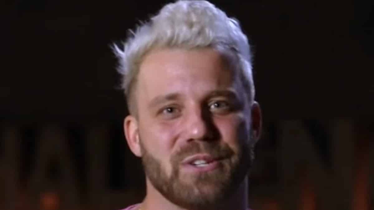 paulie calafiore face shot from the arena in the challenge 40 on mtv