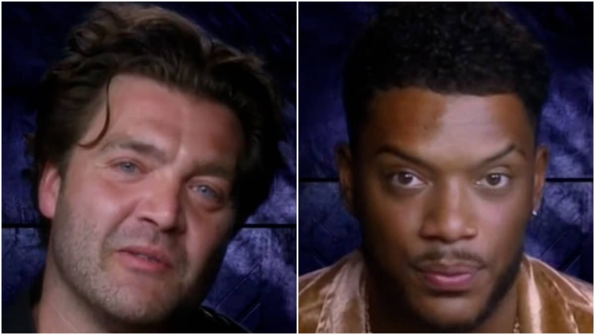 chris ct tamburello and theo campbell face shots from the challenge 40 on mtv