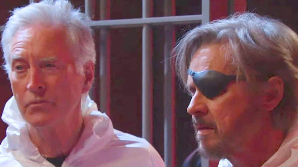 Drake Hogestyn as John and Stephen Nichols as Steve on Days