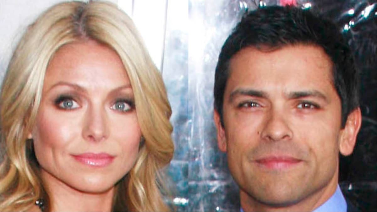 Kelly Ripa and Mark Consuelos at a random event