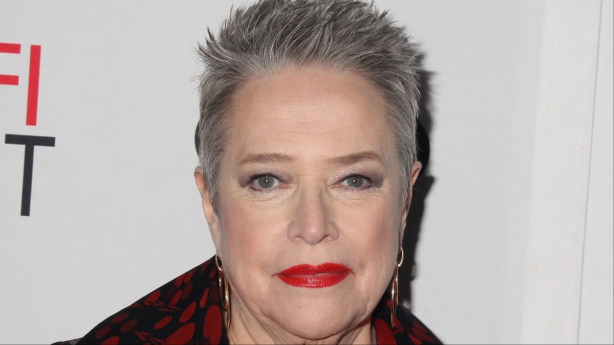 Kathy Bates on a red carpet