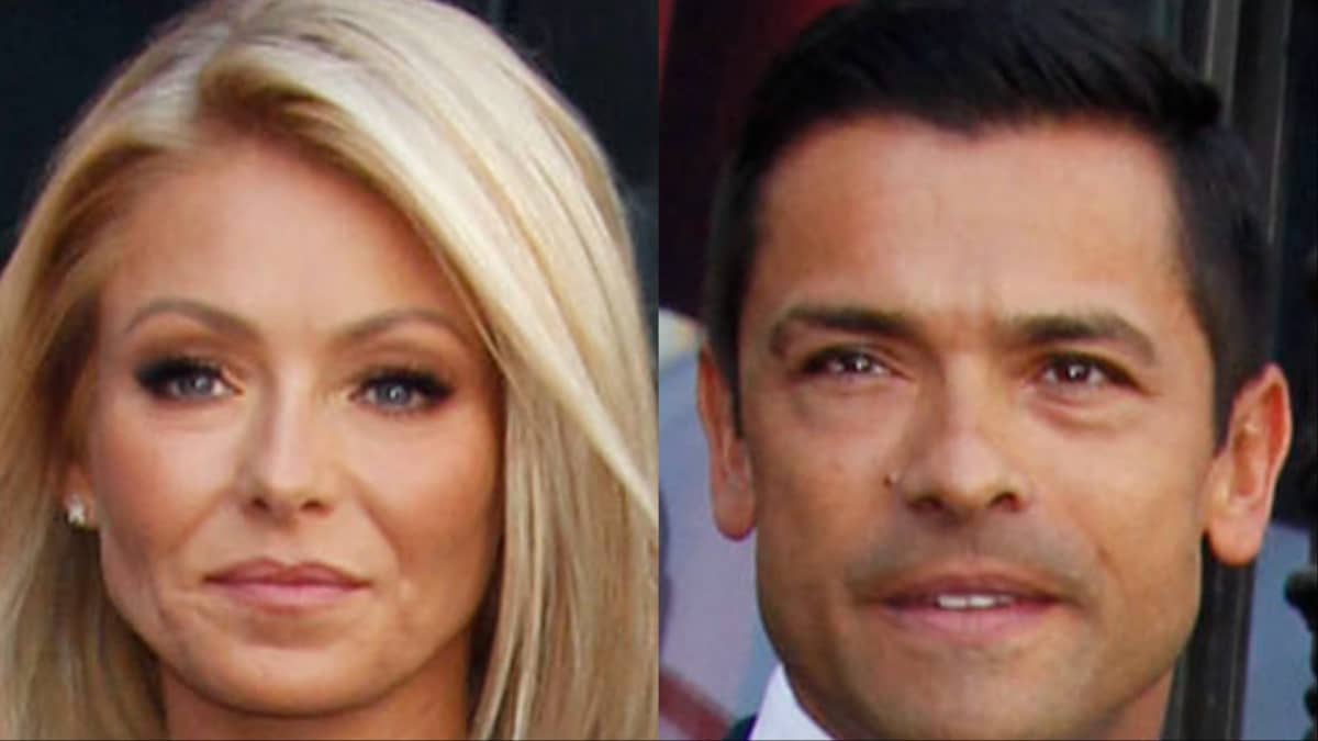 Kelly Ripa and Mark Consuelos at an event