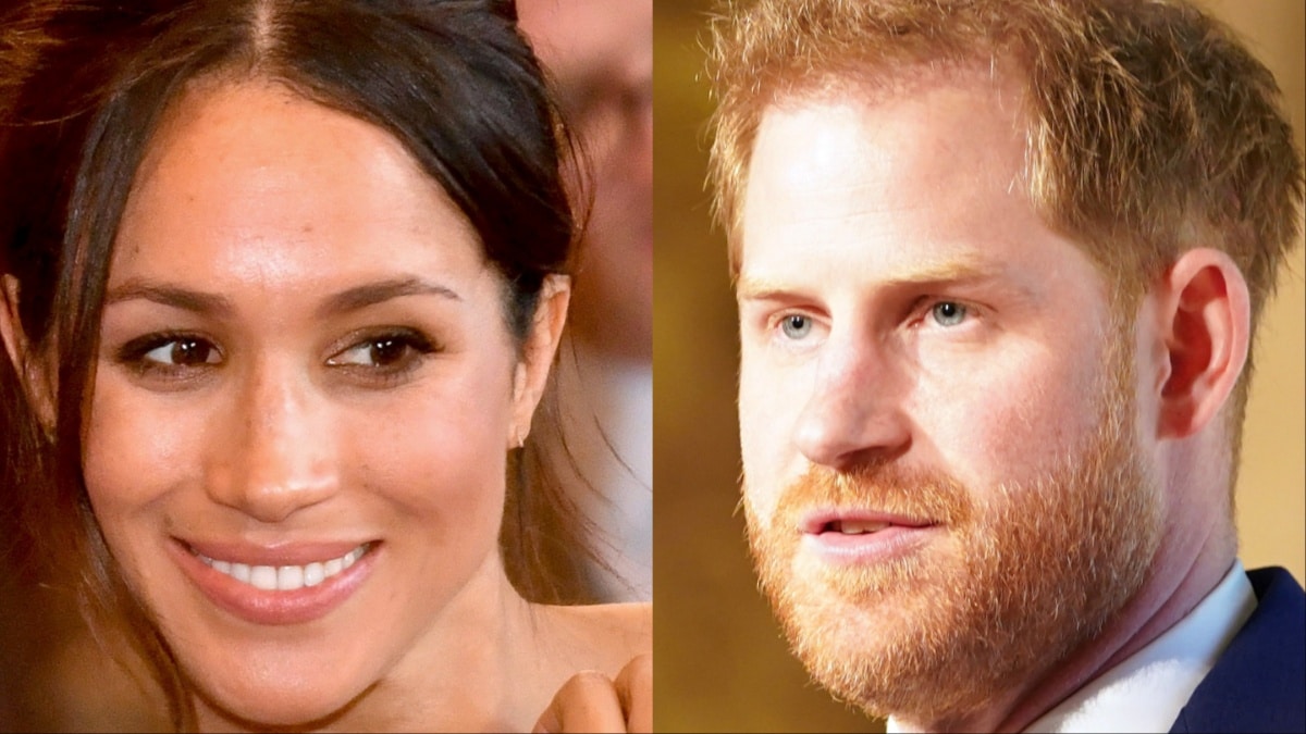 Meghan Markle and Prince Harry at separate events