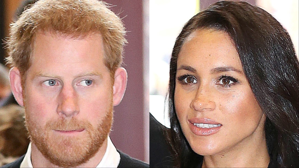 Prince Harry and Meghan Markle at a random event