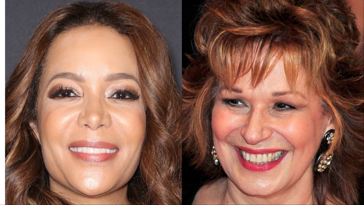 Sunny Hostin and Joy Behar at different events