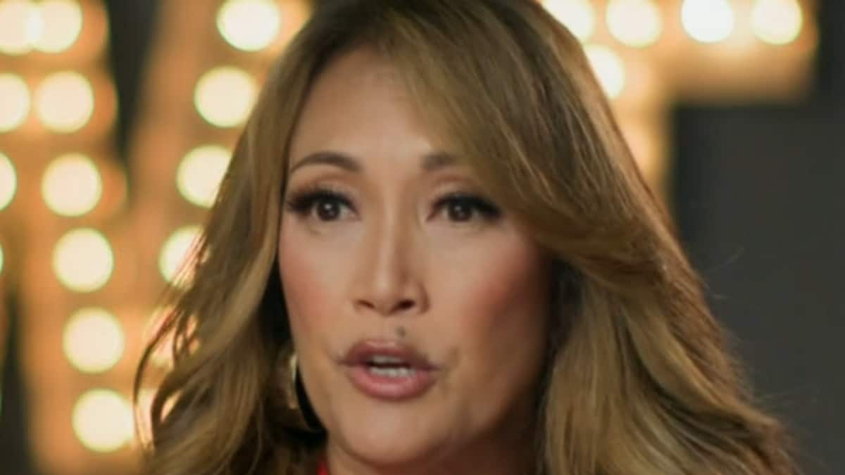 dwts judge carrie ann inaba face shot from season 33 confessional interview