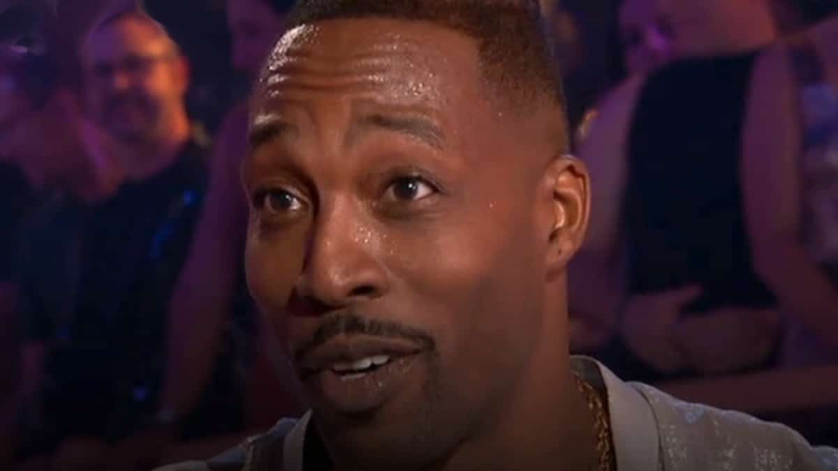 dwts contestant dwight howard face shot during season 33