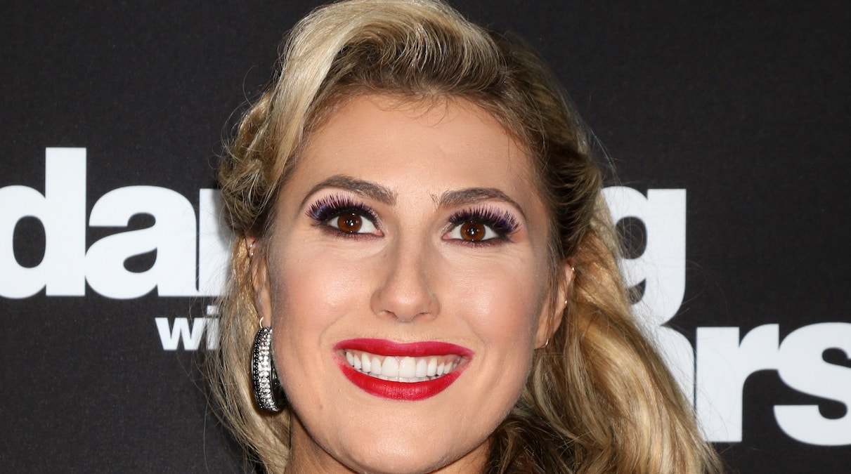 dancing with the stars pro emma slater face shot from Dancing With The Stars Live Finale at The Grove 2016