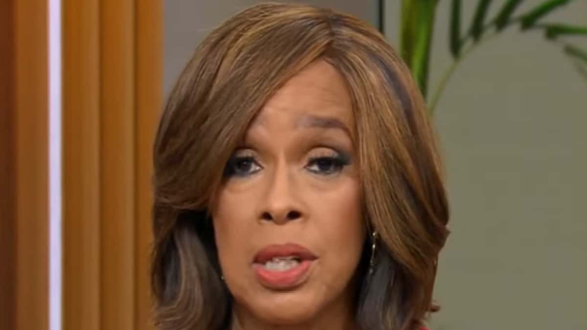 gayle king face shot from cbs mornings