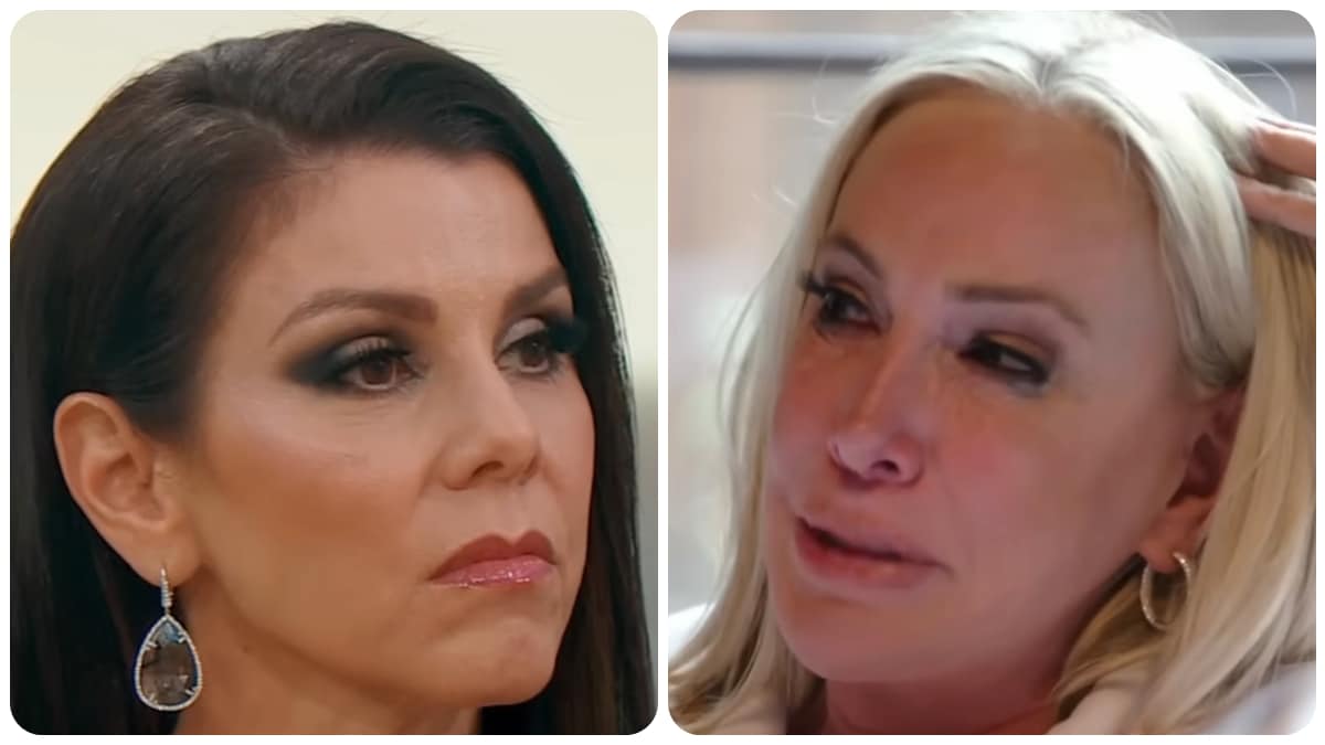 Shannon Beador and Heather Dubrow on RHOC.