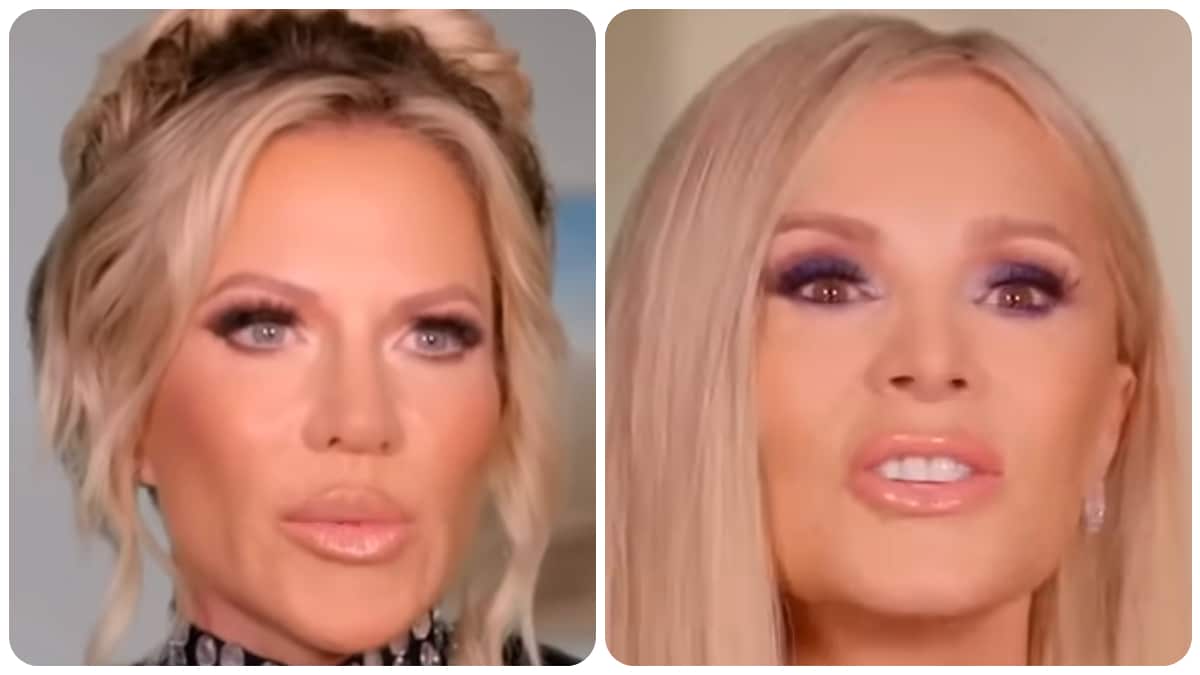 Jennifer Pedranti and Tamra Judge on RHOC.