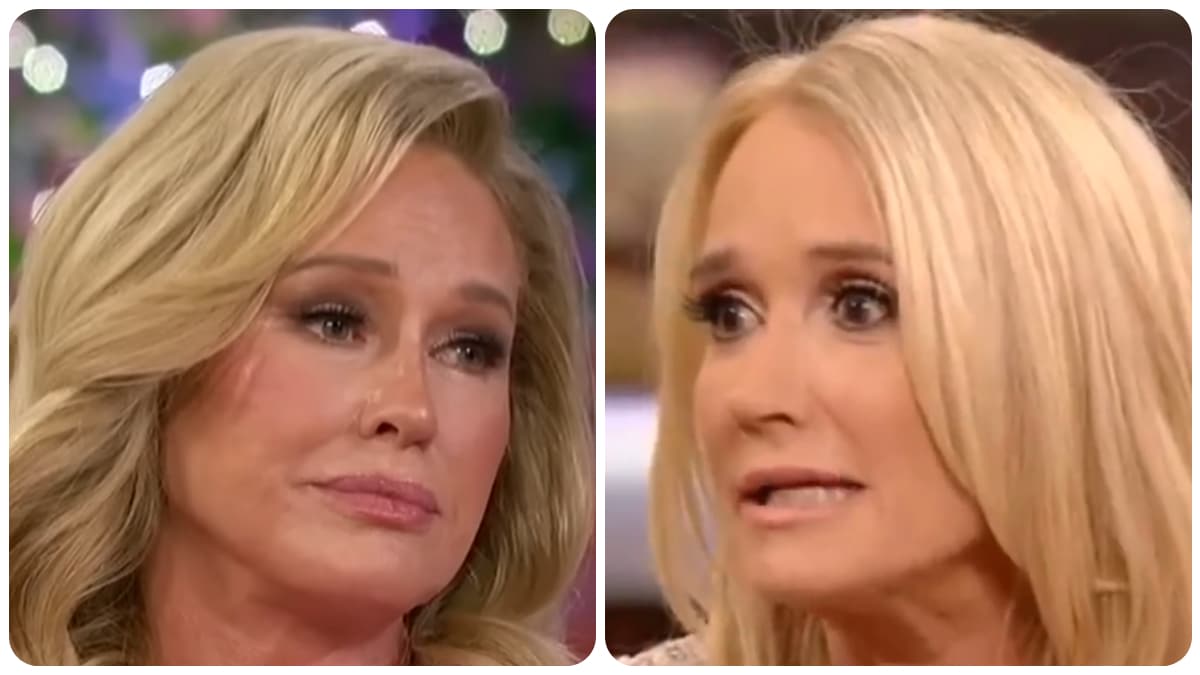 Kathy Hilton and Kim Richards on RHOBH.