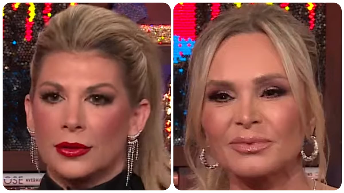 Alexis Bellino and Tamra Judge on WWHL.