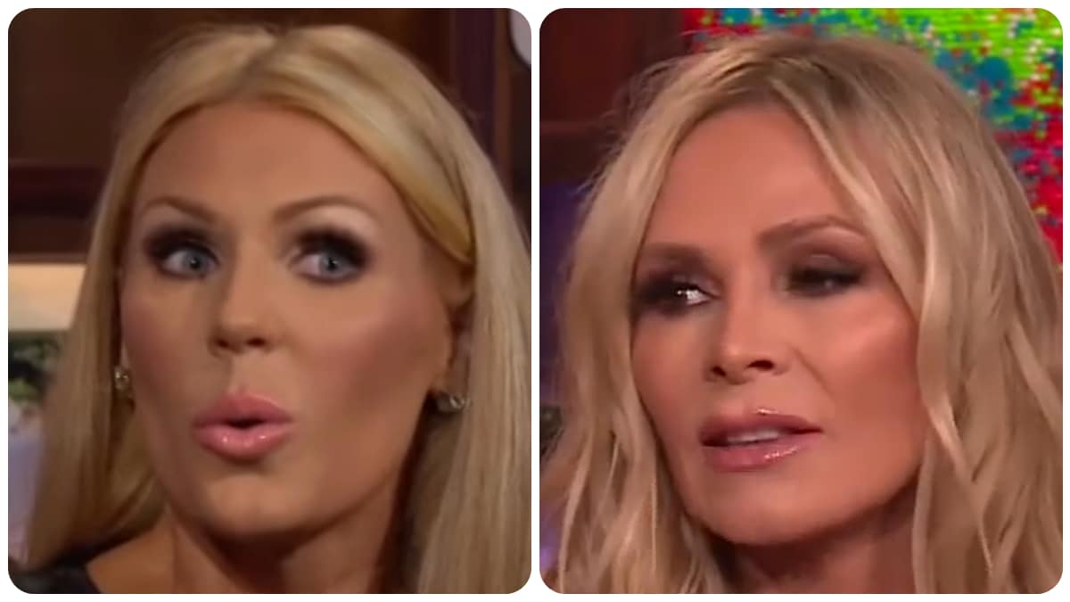 Gretchen Rossi and Tamra Judge on RHOC.