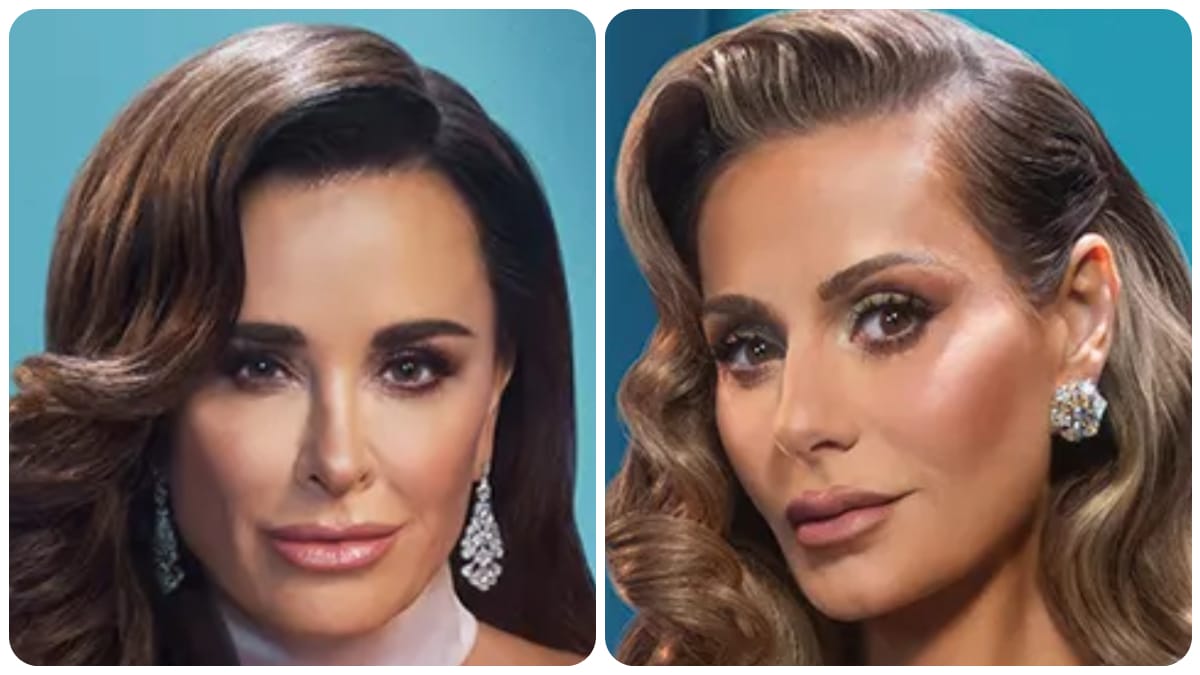 Kyle Richards and Dorit Kemsley on RHOBH.