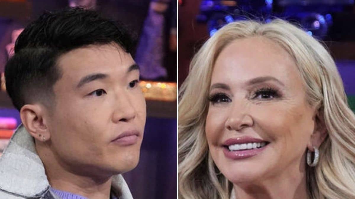 Joel Kim Booster and Shannon Beador WWHL 2024 appearance