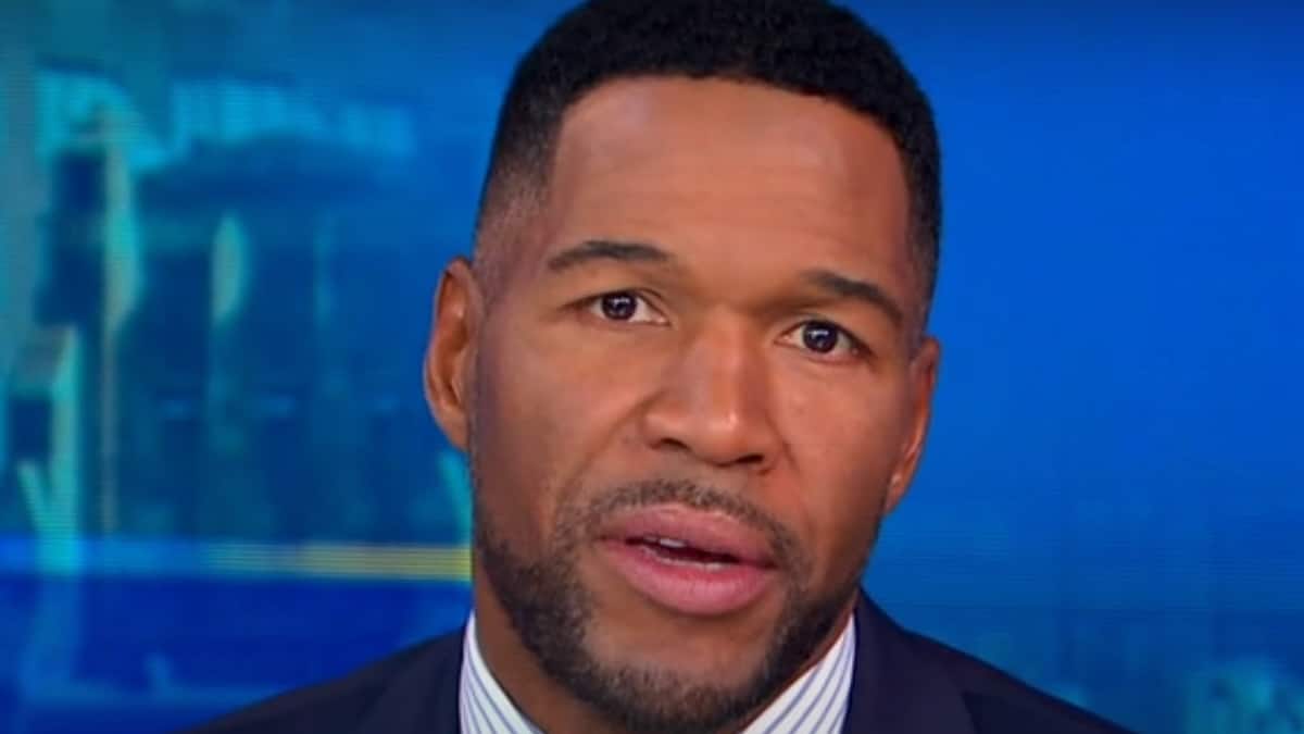 michael strahan face shot from abc good morning america