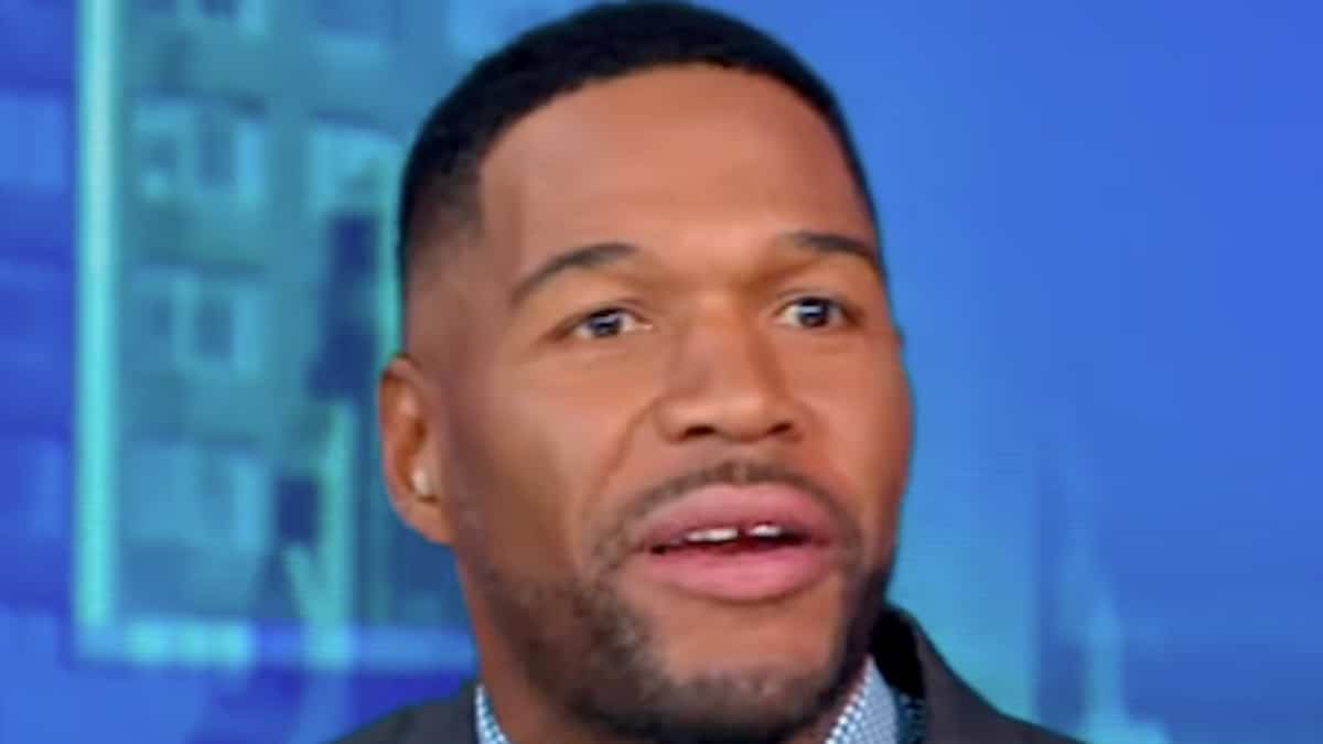 michael strahan face shot from gma in october 2024