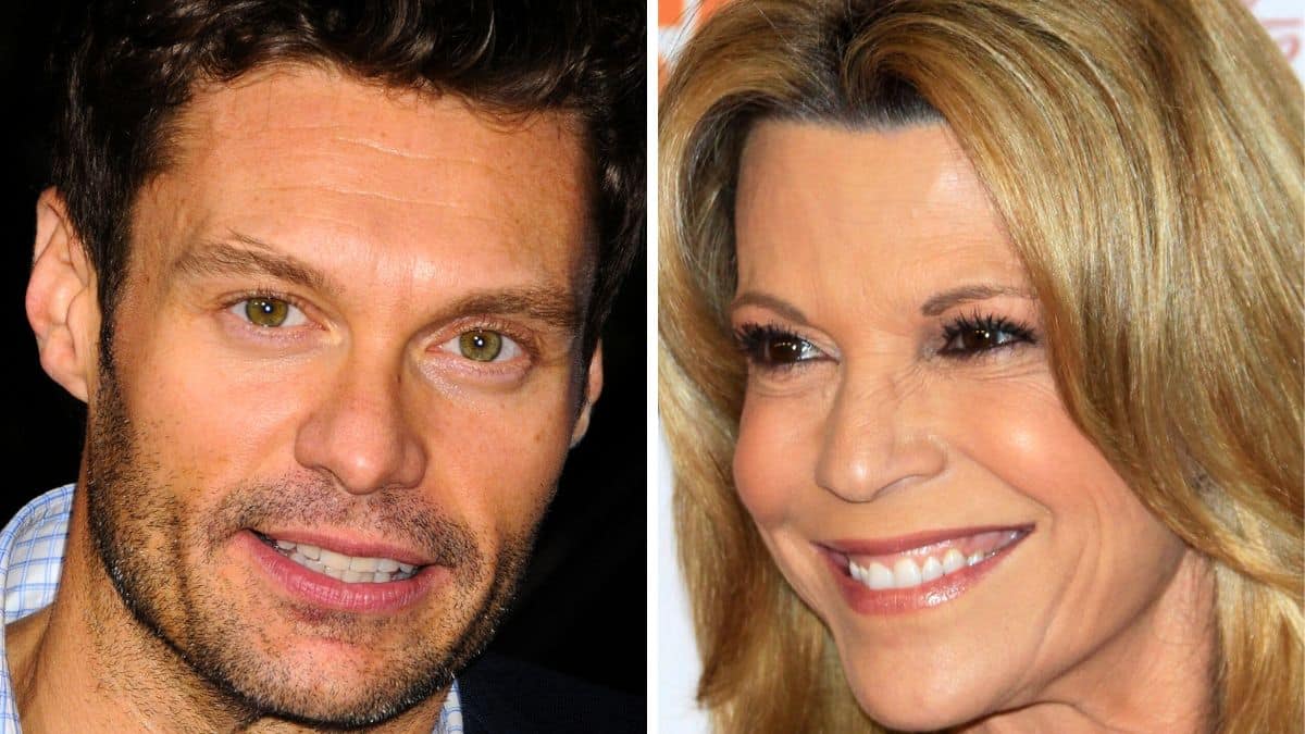 ryan seacrest and vanna white on the red carpet