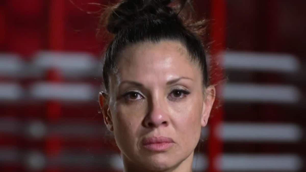 tina barta face shot from the challenge season 40 episode 7 on mtv