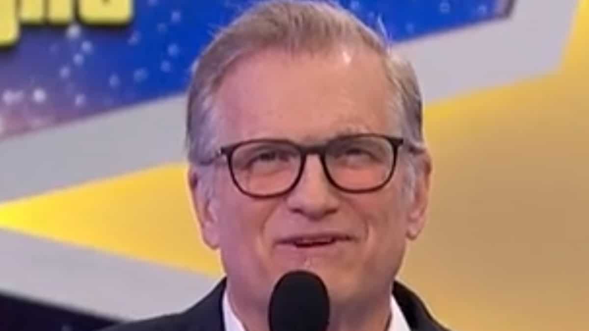 the price is right at night host drew carey face shot from cbs episode