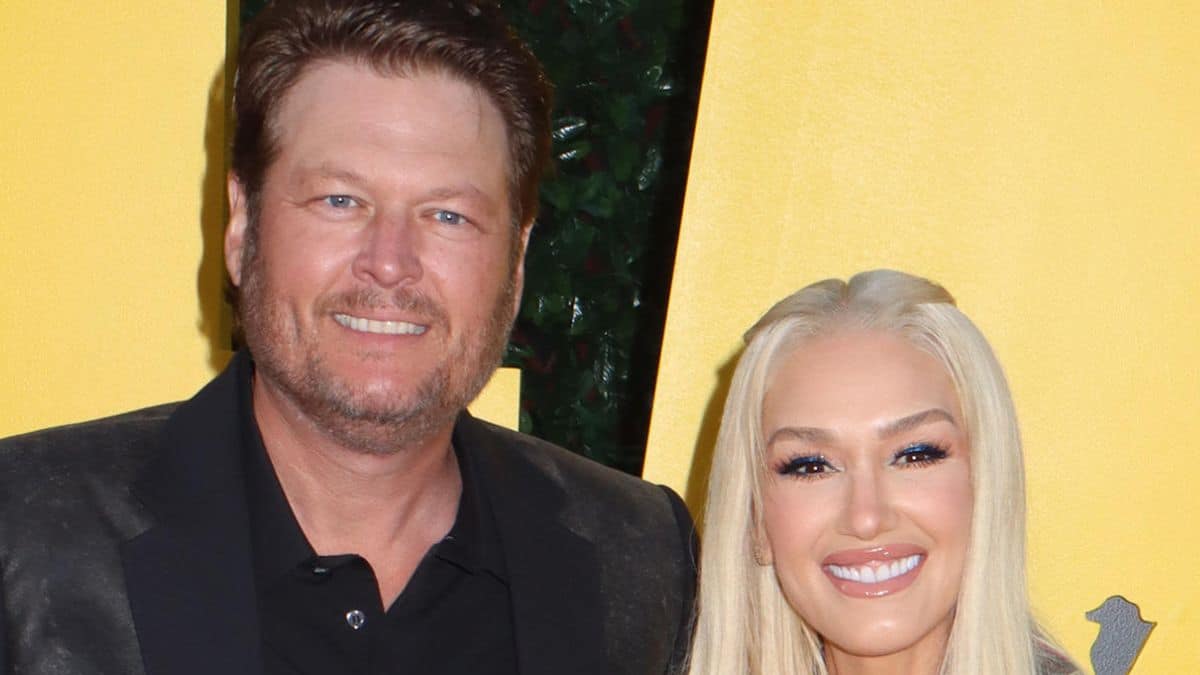 Blake Shelton and Gwen Stefani on the red carpet