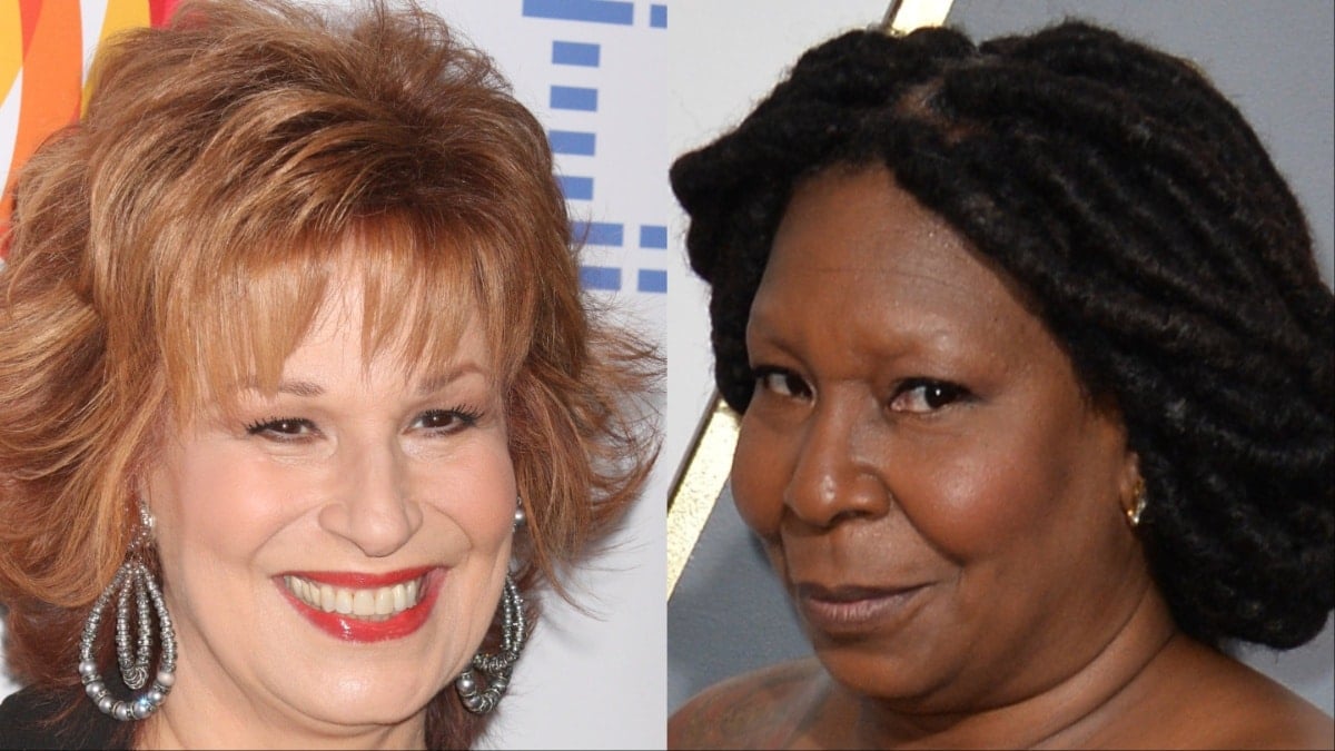 Joy Behar and Whoopi Goldberg at different events