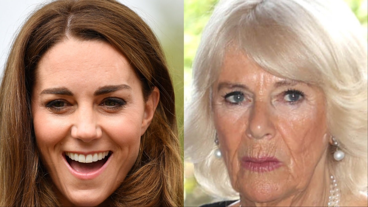 Kate Middleton and Queen Camilla at different events