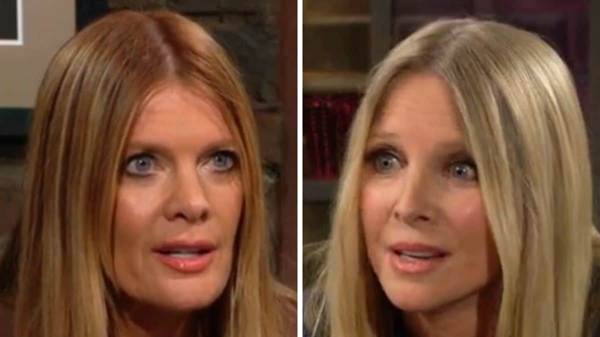 Michelle Stafford as Phyllis and Lauralee Bell as Christine on Y&R.