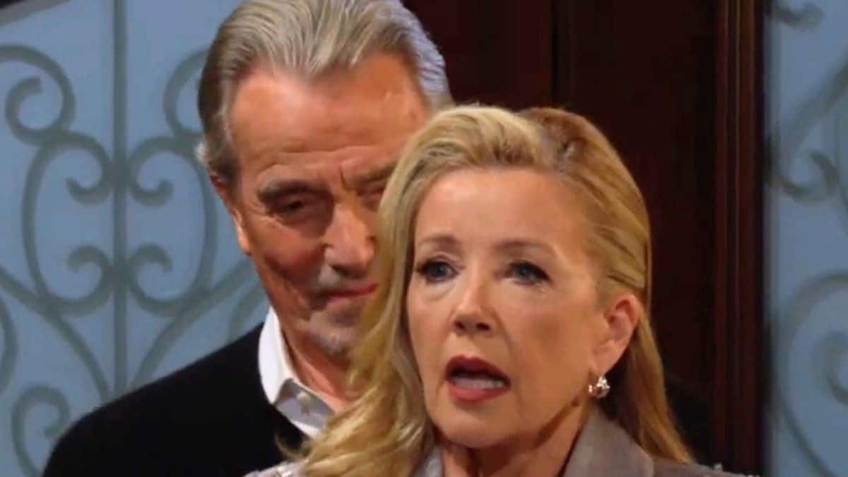 Eric Braeden as Victor and Melody Thomas Scott as Nikki on Y&R