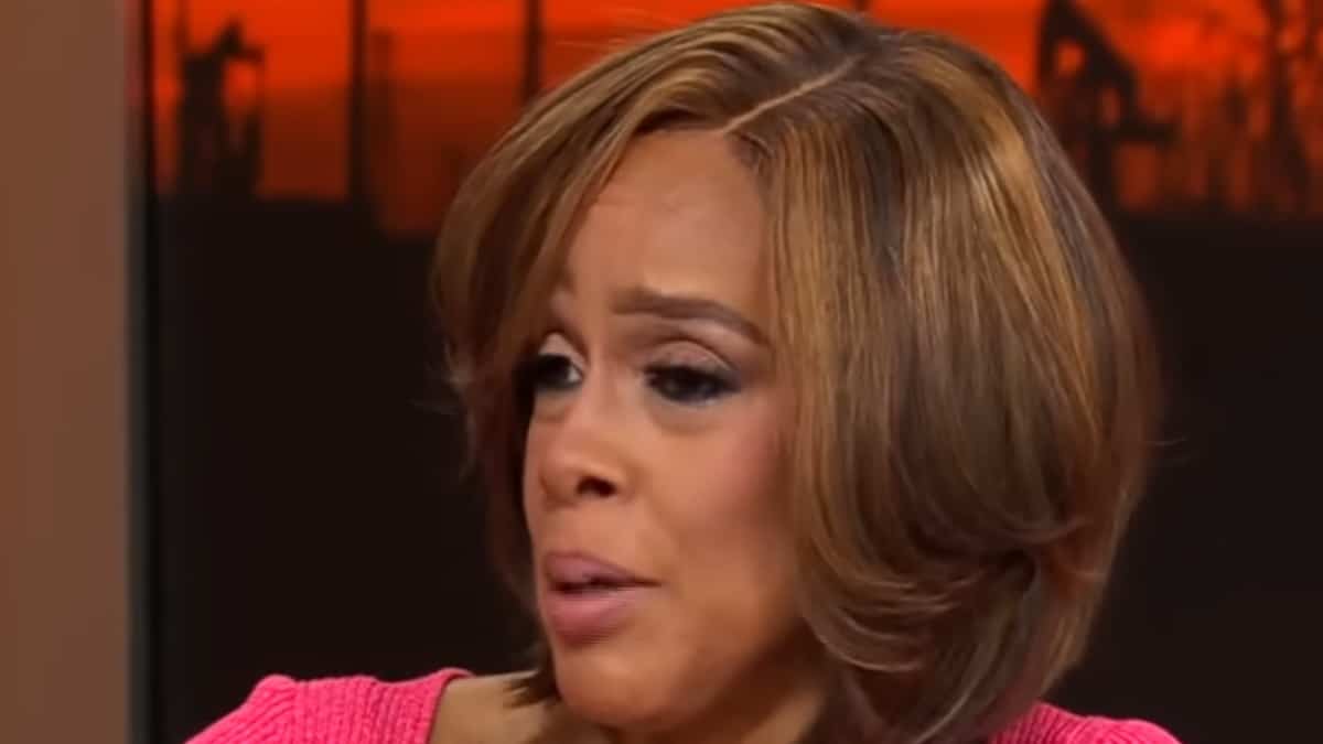 gayle king face shot from cbs mornings interview with billy bob thornton