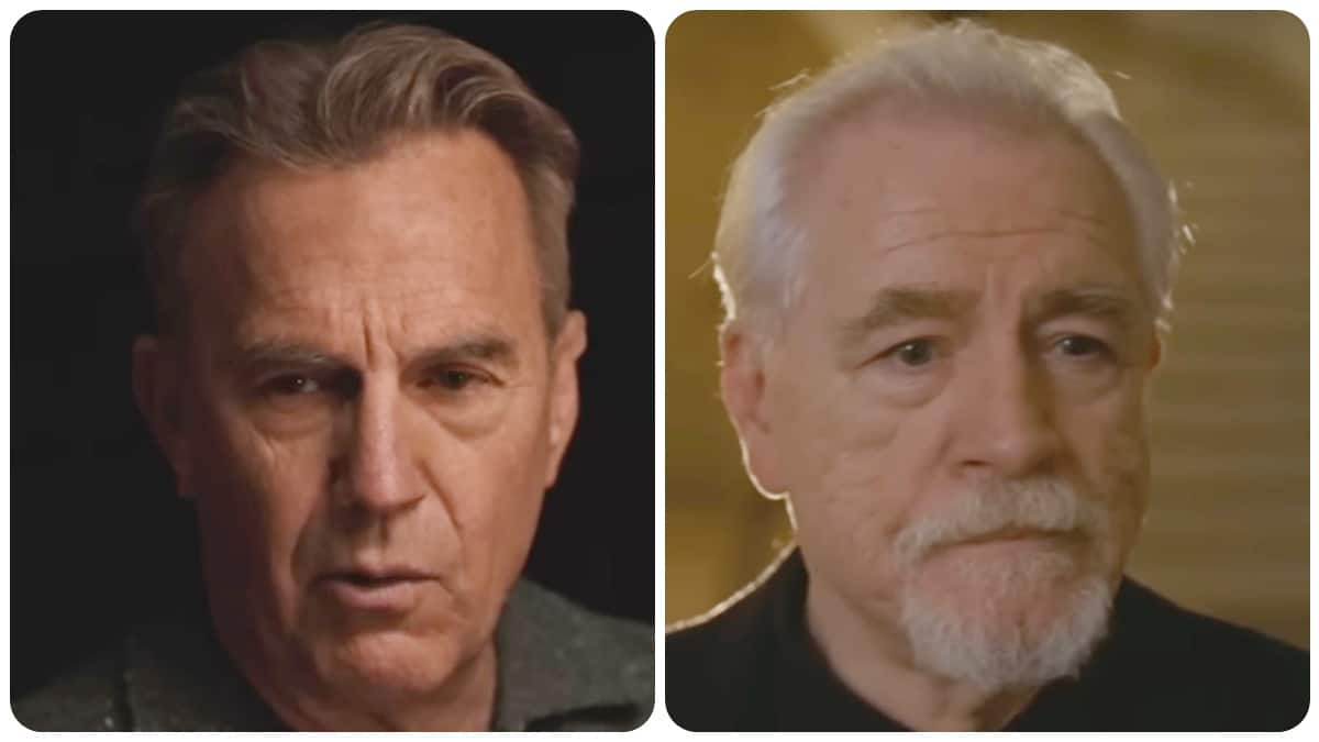 Kevin Costner and Brian Cox.