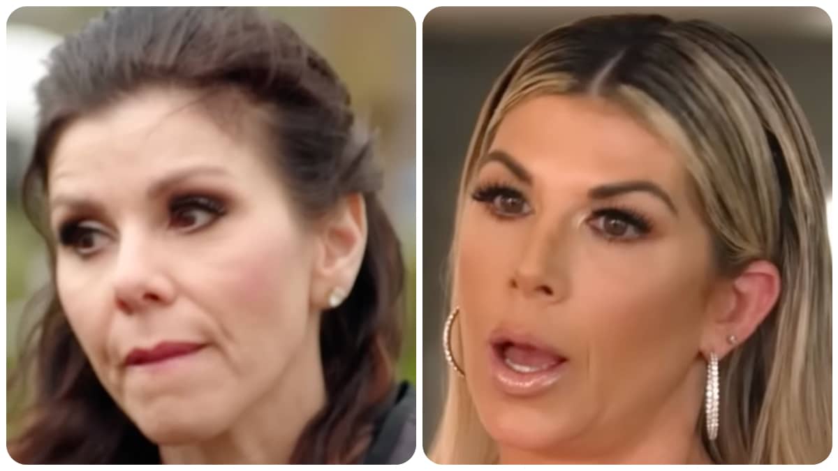 Heather Dubrow and Alexis Bellino on RHOC.