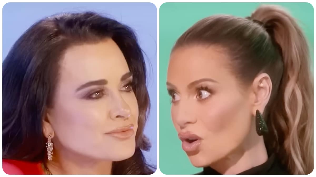 Kyle Richards and Dorit Kemsley on RHOBH.