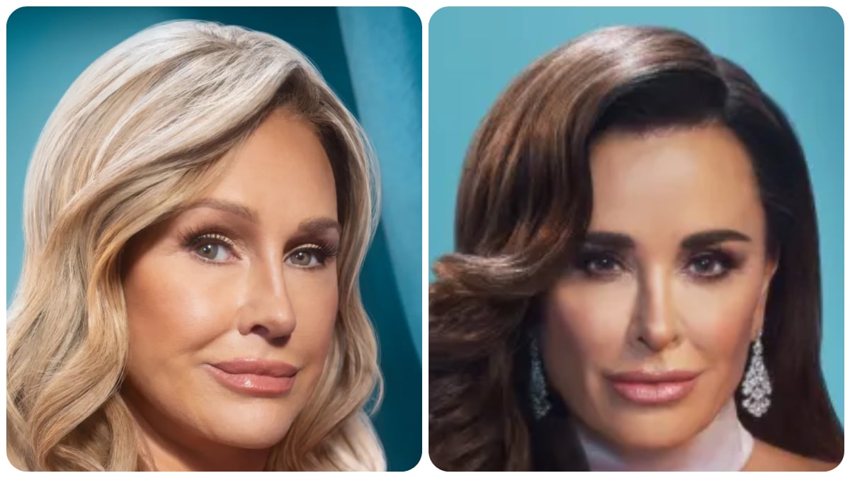 Kathy Hilton and Kyle Richards on RHOBH.