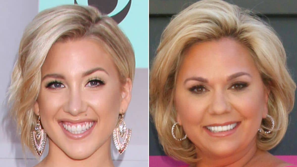 Julie Chrisley at the Academy of Country Music Awards 2017; Savannah Chrisley at Academy of Country Music Awards, 2016