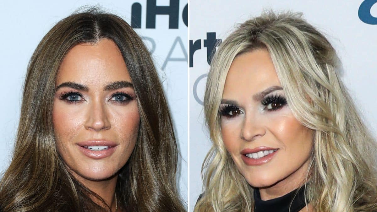 Teddi Mellencamp and Tamra Judge at Jingle Ball 2021