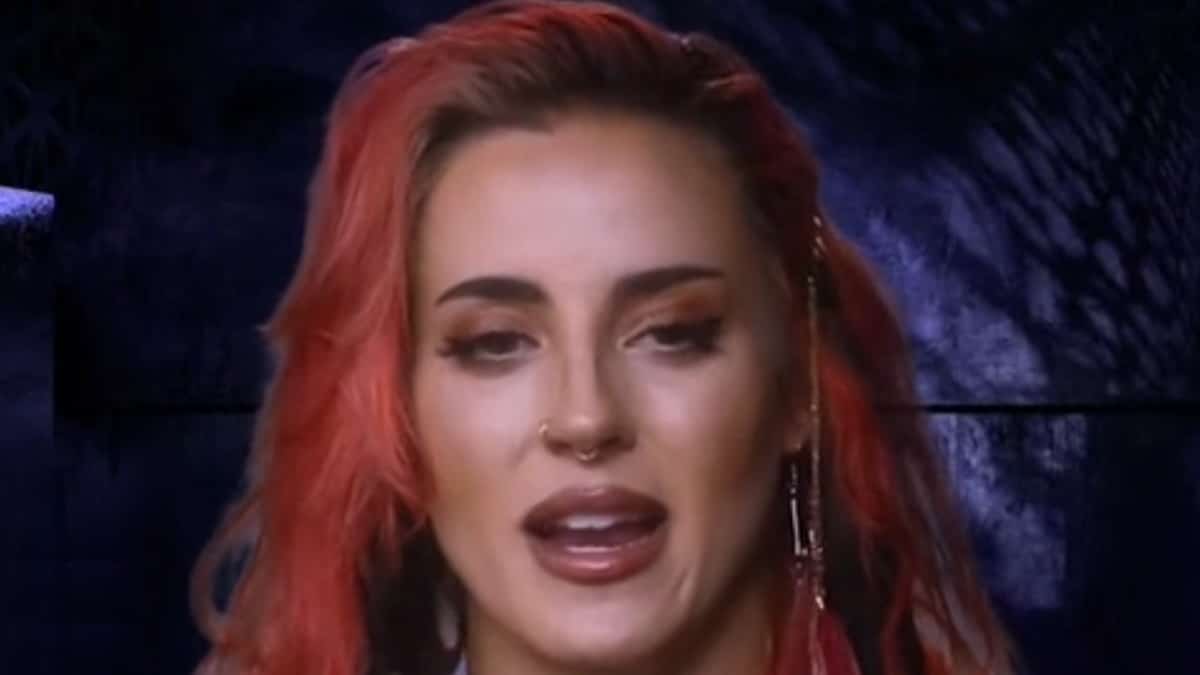 cara maria sorbello face shot from the challenge 40 confessional interview