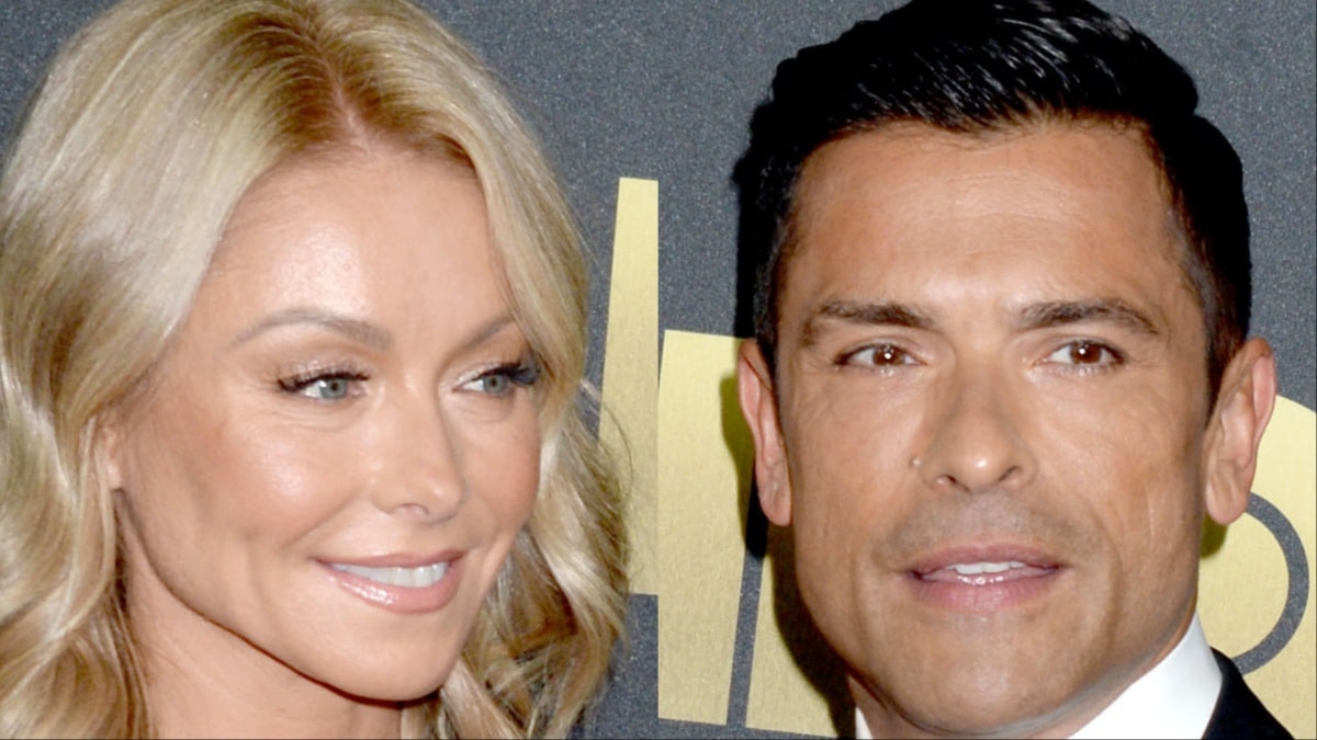 Kelly Ripa and Mark Consuelos at a red-carpet event