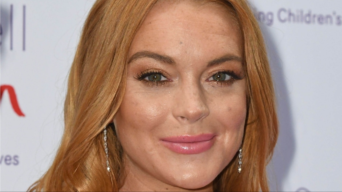 Lindsay Lohan feature smiling close up