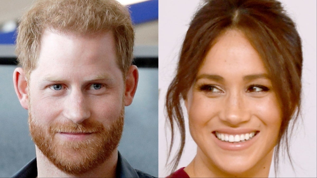 Prince Harry and Meghan Markle at different events