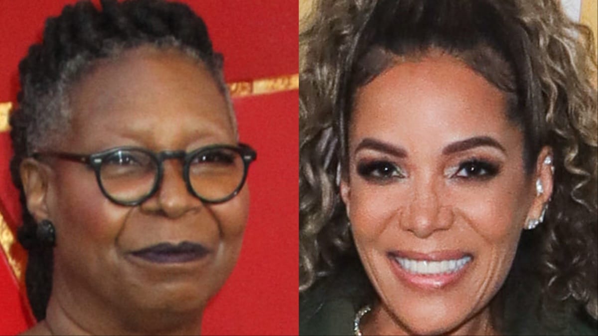 Whoopi Goldberg and Sunny Hostin at different events